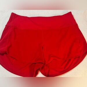 lululemon athletica Red Women's Athletic Shorts
